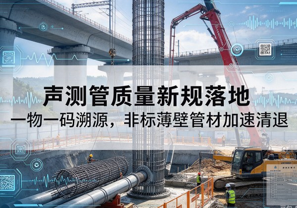 文成声测管质量新规落地，一物一码溯源，非标薄壁管材加速清退