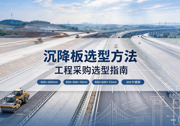 文成沉降板选择方法